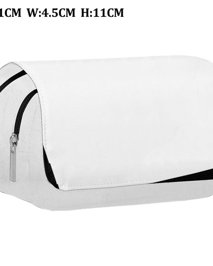 Mädchen Rucksack - Weiß Oxford-Stoff Kompakt