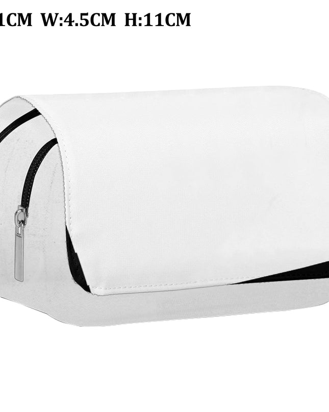 Mädchen Rucksack - Weiß Oxford-Stoff Kompakt