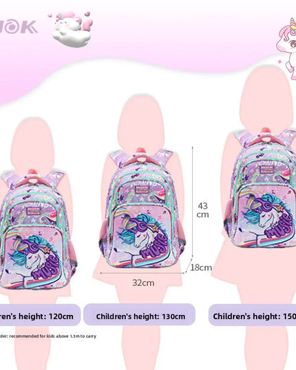 Schulranzen-Set blau Dinosaurier Skateboard - Oxford-Stoff