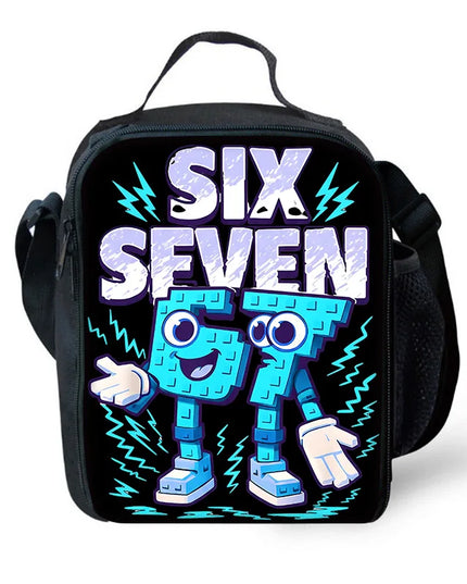 Schwarz Kühlrucksack Kinder - Cartoon-Zahlen