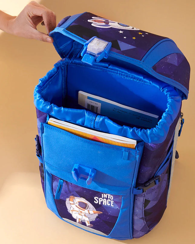 Kindergarten Rucksack Junge Weltraum - Blau Polyester