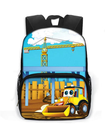 Rucksack multicolor - Baustellenmotiv Polyester Kinder