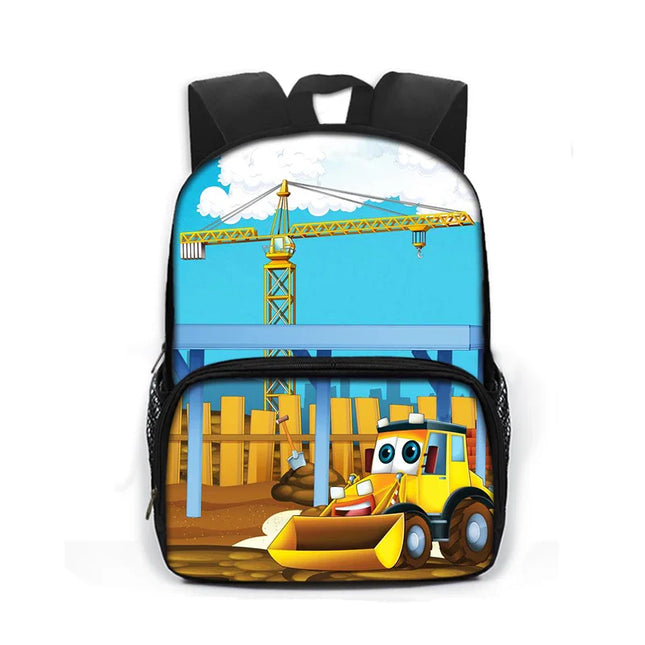 Rucksack multicolor - Baustellenmotiv Polyester Kinder