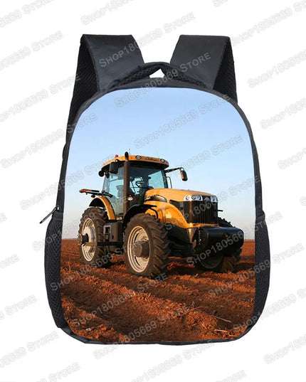Wiesengrün Rucksack Jungen - Power-Traktor