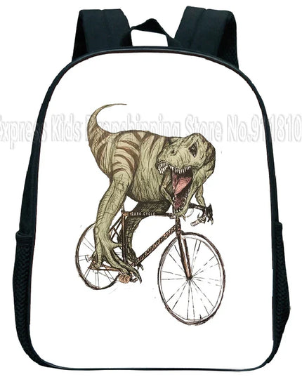 Bunt Rucksack Kita-Kinder - Urzeit-Dino-Design