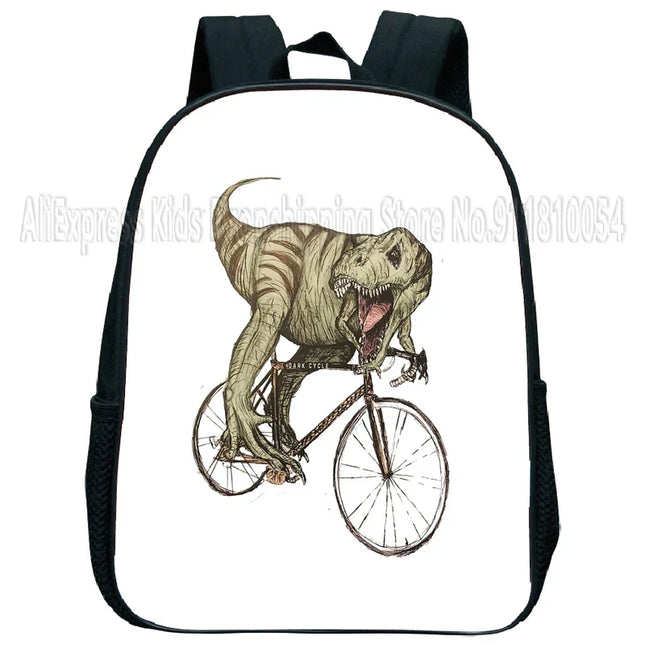 Bunt Rucksack Kita-Kinder - Urzeit-Dino-Design