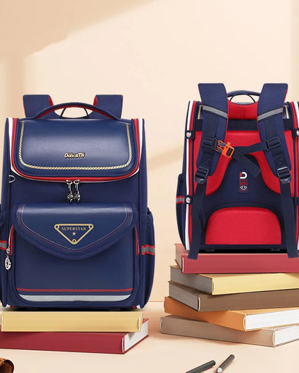 Rucksack blau - Reflektierend für Grundschüler