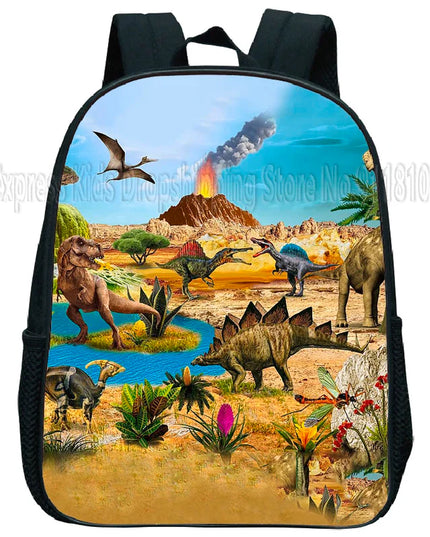 Grüner Rucksack Kita - Cooler Dino-Begleiter