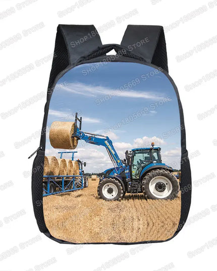 Rot Rucksack Jungen - Traktor-Held für Vorschule