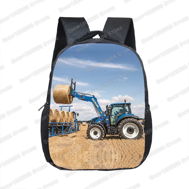 Rot Rucksack Jungen - Traktor-Held für Vorschule