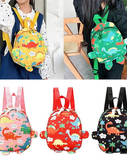 Kita Rucksack mit 3D Dinosaurier Gliedmaßen Grün - Nylon