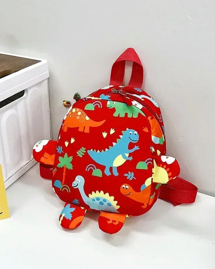 Blauer Rucksack Kinder - Dino-Design & Wasserdicht
