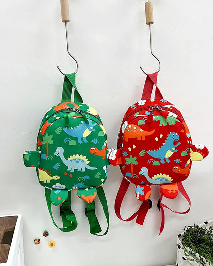 Kita Rucksack mit 3D Dinosaurier Gliedmaßen Grün - Nylon