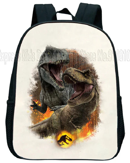 Jurassic World Rucksack Kita - Schwarz, Dinosaurier-Motiv