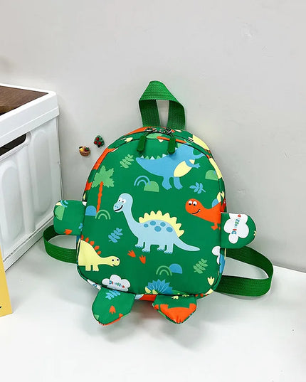 Kita Rucksack mit 3D Dinosaurier Gliedmaßen Grün - Nylon