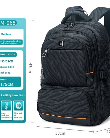 Blauer Rucksack Jungen - Ergonomisch & Wasserdicht