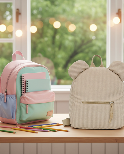 beiger-bren-rucksack-grundschule - lifestyle