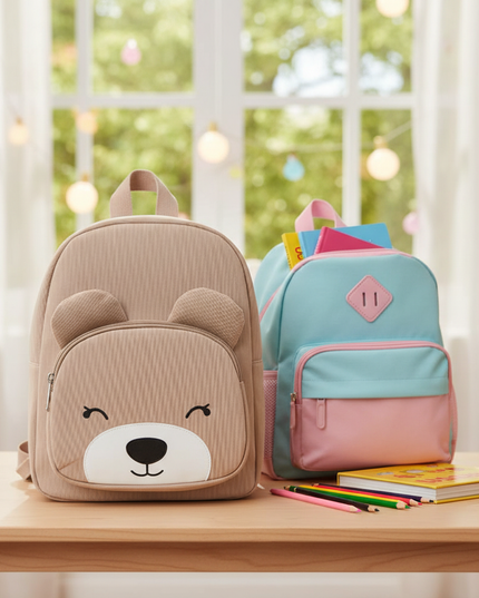beiger-bren-rucksack-mit-gerippter-struktur - lifestyle