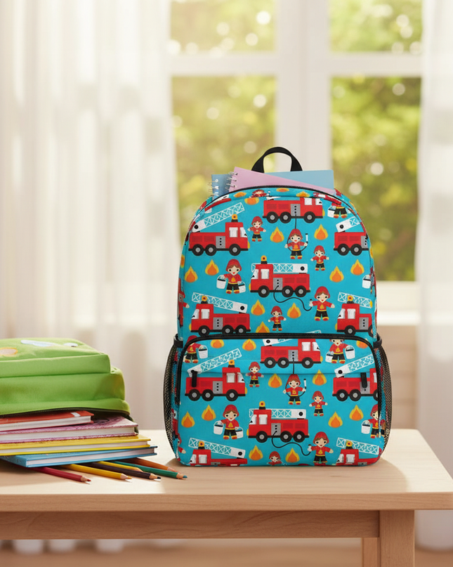 blauer-rucksack-feuerwehrauto-grundschule - lifestyle