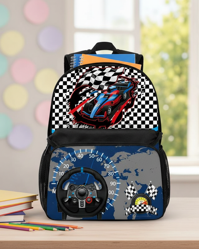 blauer-rucksack-rennwagen-grundschule - lifestyle