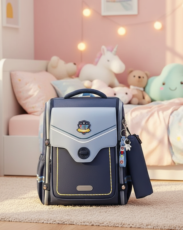 dunkelblauer-rucksack-mdchen-astronaut - lifestyle