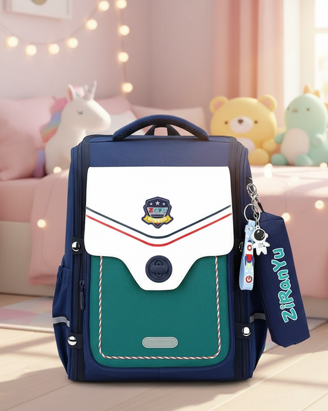 dunkelblauer-rucksack-mdchen - lifestyle