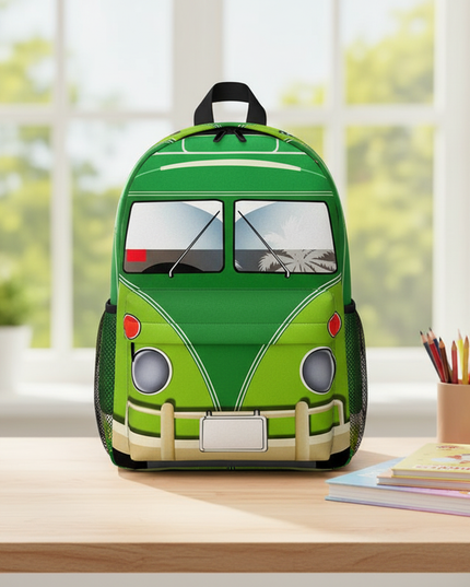 grner-rucksack-bus-grundschule - lifestyle
