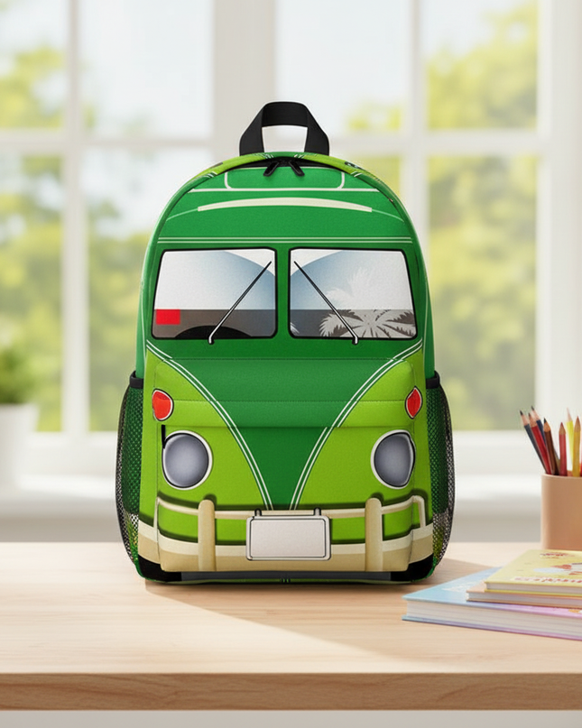 grner-rucksack-bus-grundschule - lifestyle