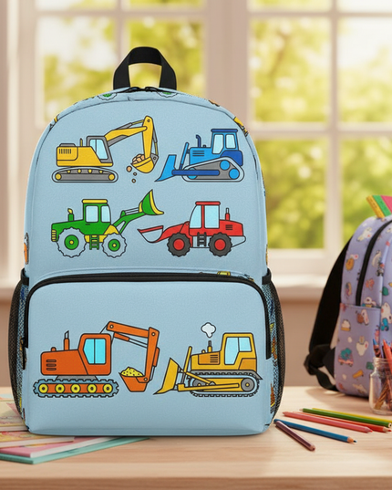 hellblauer-rucksack-baustellenfahrzeuge-grundschule - lifestyle