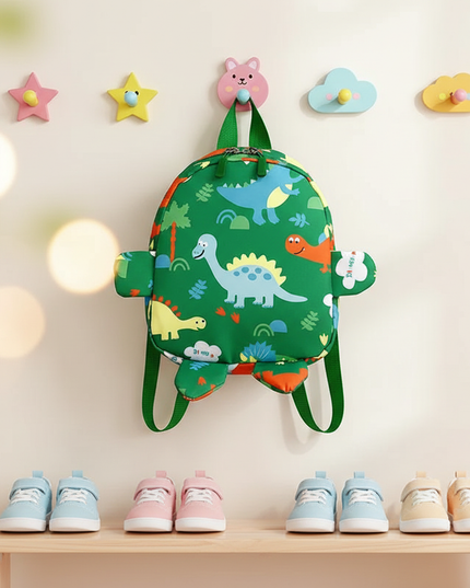 kita-rucksack-mit-3d-dinosaurier-gliedmaen-grn - lifestyle