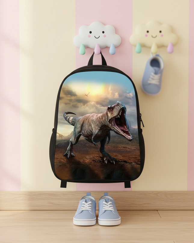 kita-rucksack-mit-t-rex-print - lifestyle