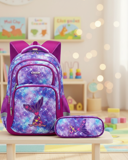 lila-meerjungfrau-rucksack-kindergarten - lifestyle