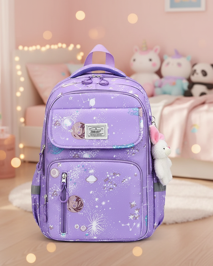 lila-rucksack-mdchen-weltraum - lifestyle