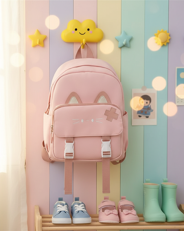 rosa-kita-rucksack-mit-katzenohren - lifestyle