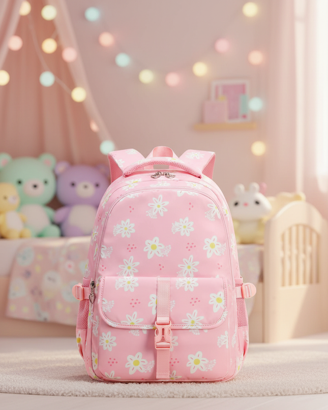 rosa-rucksack-mdchen-gnseblmchen - lifestyle
