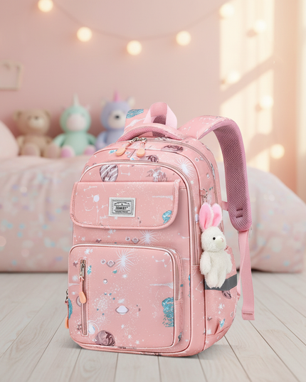 rosa-rucksack-mdchen-weltraum - lifestyle