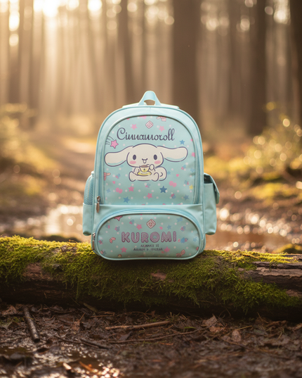 sanrios-child-backpack-cartoon-kuromi-kawaii-anime-figure-bag-cinnamoroll-oxford-water-proof-child-school-bag-student-portable - lifestyle