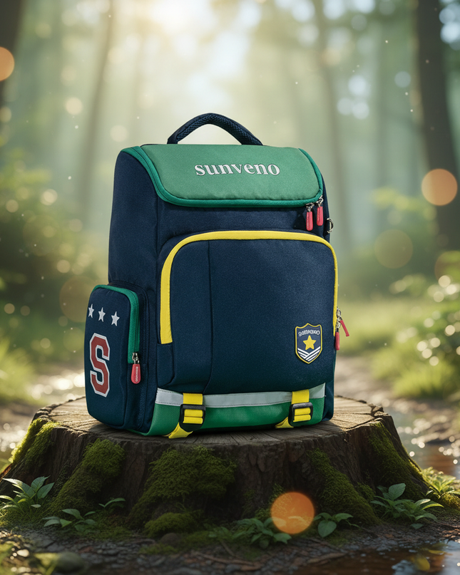 sunveno-childrens-backpack-school-bags-for-boys-and-girls-student-waterproof-schoolbag-fashion-backpack-for-6-12-years - lifestyle